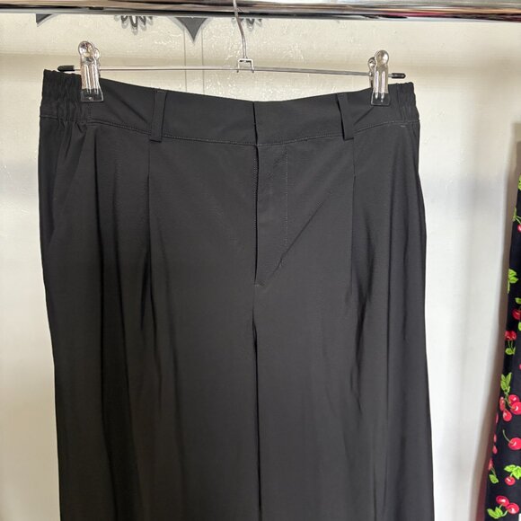 High-Waisted Medium SleekTech Trouser Pants Office Work Travel - Picture 8 of 9